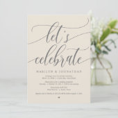 Laten we een feest vieren voor een weddenschap, ma kaart (Staand voorkant)
