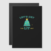 Laten we een feestelijke Kerstboom met een drankgr (Voorkant / Achterkant)