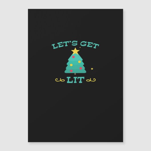 Laten we een feestelijke Kerstboom met een drankgr (Voorkant)