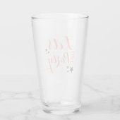 Laten we een feestje bouwen Drinkglas Glas (Achterkant)