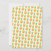 Laten we een Flamingle Summer Verjaardagsfeest Uit Kaart (Achterkant)