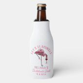 Laten we een Flamingo Meisjesachtig Afscheid Weeke Flesjeskoeler (Fles Voorkant)