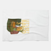 Laten we een gebakken keukenhanddoek halen (Horizontaal)