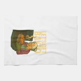 Laten we een gebakken keukenhanddoek halen