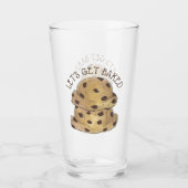 Laten we een gebarsten chocolade Chip Koekje Dough Glas (Voorkant)