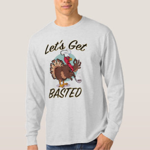 Laten we een gebastde Thanksgiving krijgen Funny S T-shirt