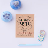 Laten we een gekke budgetvriendschappelijke uitnod flyer (Enkel)