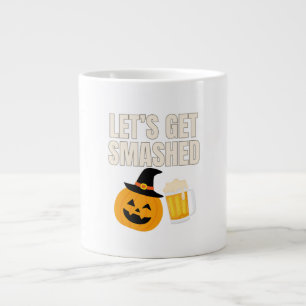 Laten we een gekke Halloween-koffiemok kapotslaan Grote Koffiekop
