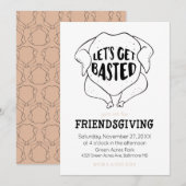 Laten we een gekke vriendschappelijke uitnodiging  (Voorkant / Achterkant)