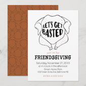 Laten we een gekke vriendschappelijke uitnodiging  (Voorkant / Achterkant)