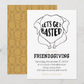 Laten we een gekke vriendschappelijke uitnodiging  (Voorkant / Achterkant)