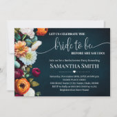 Laten we een gevierde bride tonen die de wijnmarin kaart (Voorkant)