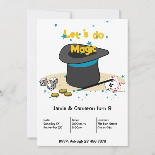 Laten we een gezamenlijke verjaardagsfeest voor Ma Kaart (Voorkant)