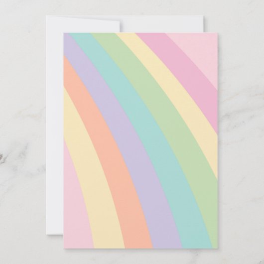 Laten we een groovy verjaardagsuitnodiging krijgen kaart (Achterkant)