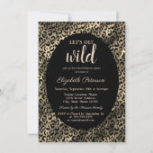 Laten we een handtas met gouden luipaard afdrukken kaart (Voorkant)