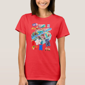 Laten we een hapje nemen – Pastel Marshmallow & Sn T-shirt