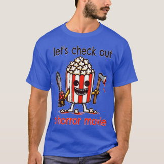 laten we een horrorfilm-retro bekijken t-shirt