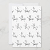 Laten we een informele bruiloft vieren kaart (Achterkant)