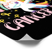 Laten we een kankerknuppel maken die kinderkanker  poster (Hoek)