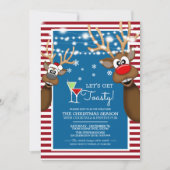 Laten we een kerstcadeautje met kerst krijgen kaart (Voorkant)