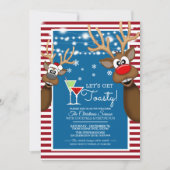 Laten we een kerstcadeautje met kerst krijgen kaart (Voorkant)