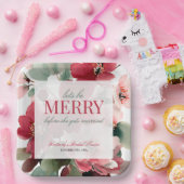 Laten we een Kerstmis Bruidsfeest hebben Papieren Bordje (Feest)