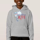 Laten we een Kite Kinder Sweatshirt vliegen (Voorkant)