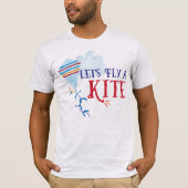 Laten we een Kite Mannen Shirt vliegen (Voorkant)