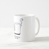 Laten we een kruidenthee hebben koffiemok (Voorkant rechts)