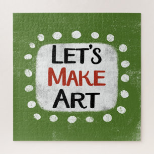 Laten we een kunstpuzzel maken legpuzzel