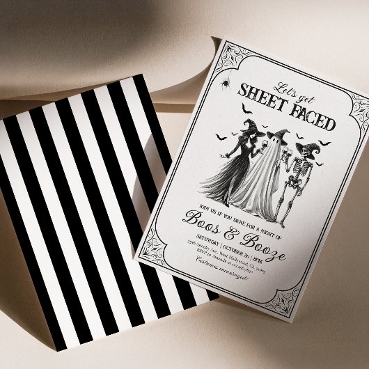 Laten we een laken onder ogen zien grappig volwass kaart