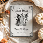 Laten we een laken onder ogen zien grappig volwass kaart