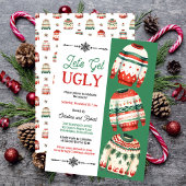 Laten we een lelijk kersttruienfeest krijgen kaart