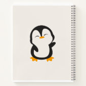 Laten we een leuk pinguïn spiraal Notitieboek hebb (Achterkant)