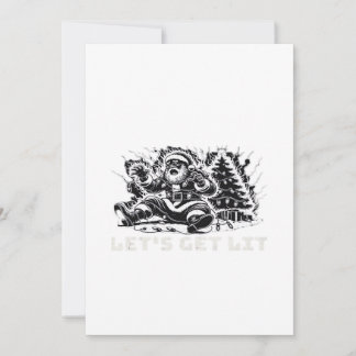 Laten we een leuke, grappige Kerst-vibe klassieker Feestdagenkaart