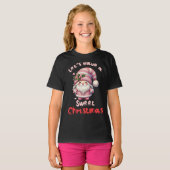Laten we een leuke kerst hebben, kinderen t-shirt (Voorkant volledig)