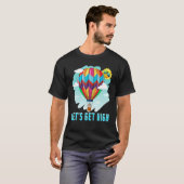 Laten we een luchtballon met hoge Vliegtuig voor h T-shirt (Voorkant volledig)