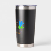 Laten we een match maken  geïsoleerde drinkbeker (Links)