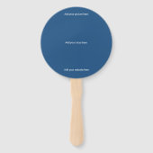 Laten we een match maken handwaaier (Achterkant)