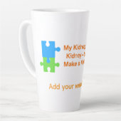 Laten we een match maken  latte mok (Linkerhoek)