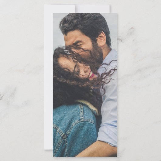 Laten we een modern, minimalistisch huwelijksmenu  (Achterkant)