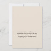 Laten we een moderne uitnodiging vieren. (Achterkant)