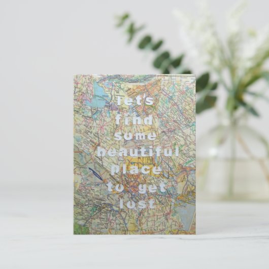 Laten we een mooi Briefkaart vinden (Staand voorkant)