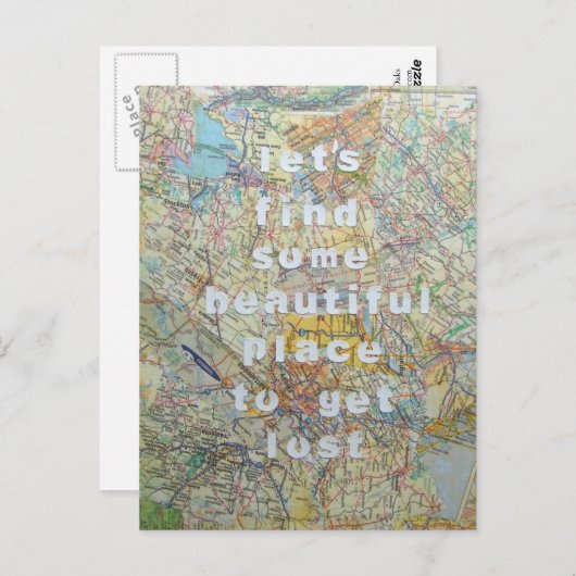 Laten we een mooi Briefkaart vinden (Voorkant / Achterkant)