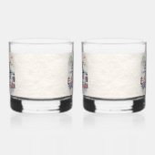 Laten we een nautisch kustfeest organiseren whisky glas (Links)