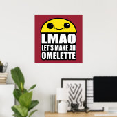 Laten we een Omelet maken Poster (Thuiskantoor)