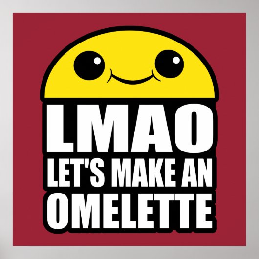 Laten we een Omelet maken Poster (Voorkant)