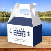 Laten we een ondeugende vrijgezellenfeest beginnen bedankdoosjes