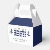 Laten we een ondeugende vrijgezellenfeest geven bedankdoosjes (Voorkant Zijde)