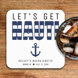 Laten we een ondeugende vrijgezellenfeest geven kartonnen onderzetters